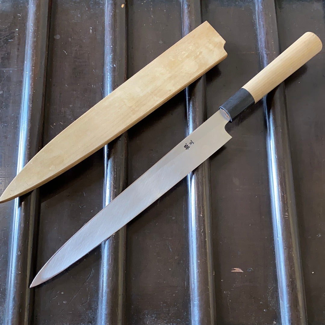 Jikko 270mm Yanagi 'Shoren' Ginsanko - D Ho & Horn W Saya