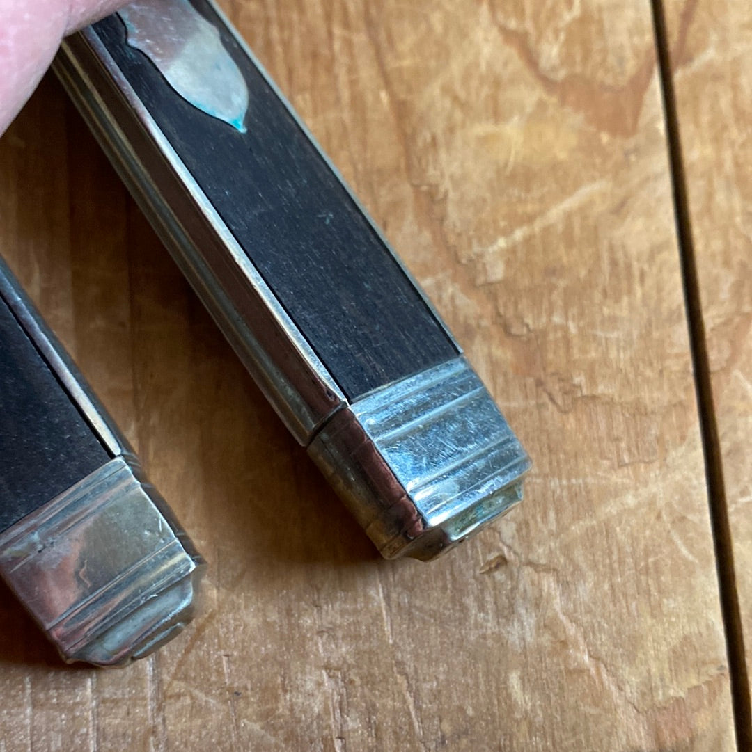 J A Henckels ‘Bastet’ Niet Roestend Table Knives x2 for Netherlands 1920’s