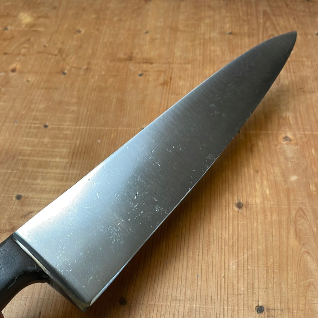 Sword & Shield German 10.5" Forged Carbon Steel Chef Knife 1960s