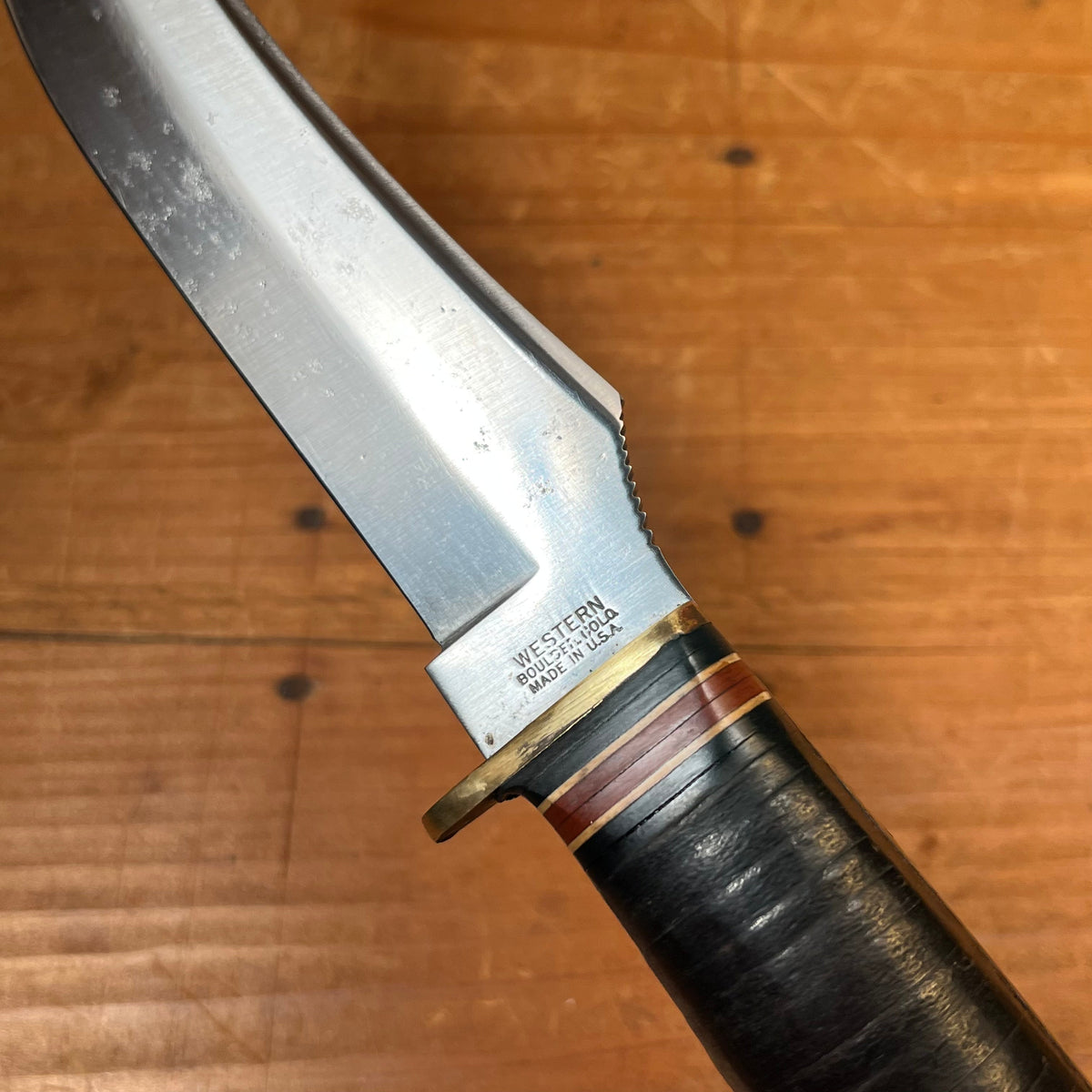 Western Boulder Colo L-39 5” Fixed Blade Knife Boulder Colo. 1956-78