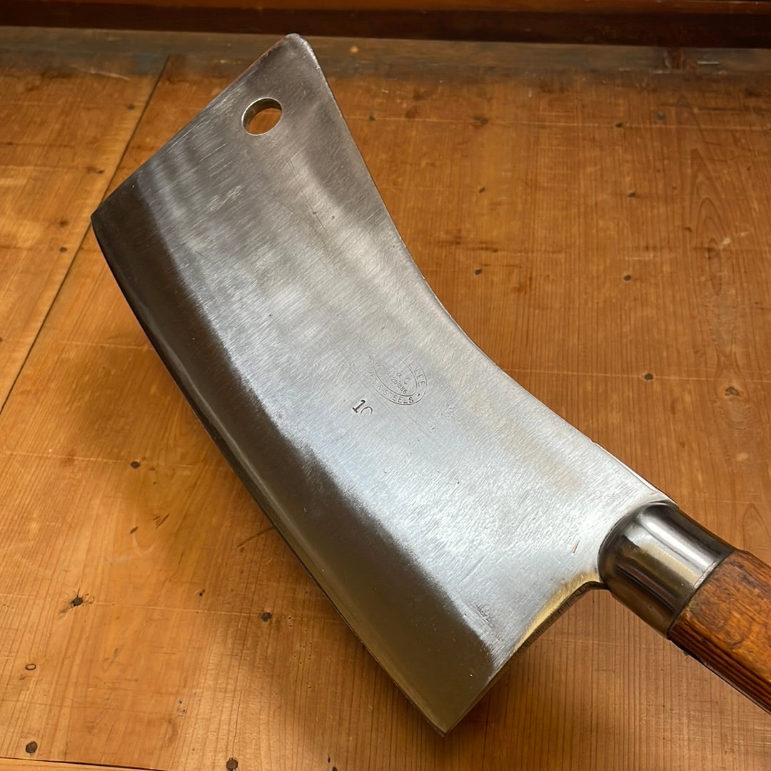 Landers Frary & Clark 10" Hogsplitter Cleaver Hand Forged Carbon Steel 1890s-1920s
