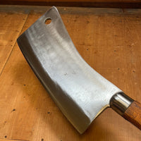 Landers Frary & Clark 10" Hogsplitter Cleaver Hand Forged Carbon Steel 1890s-1920s