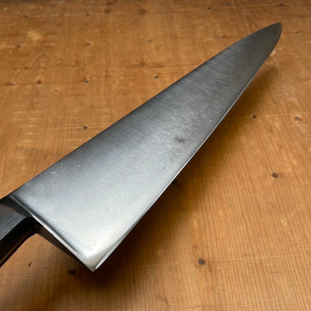 J A Henckels 12" Hand Forged Carbon Steel Chef Knife Model 108 1920s-30s