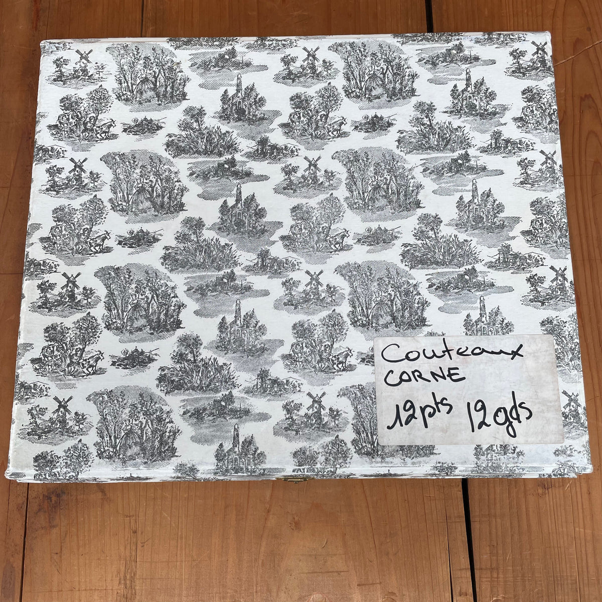 Roger Planche Thiers Table Knife Set 24 Inox Thiers 1950's?