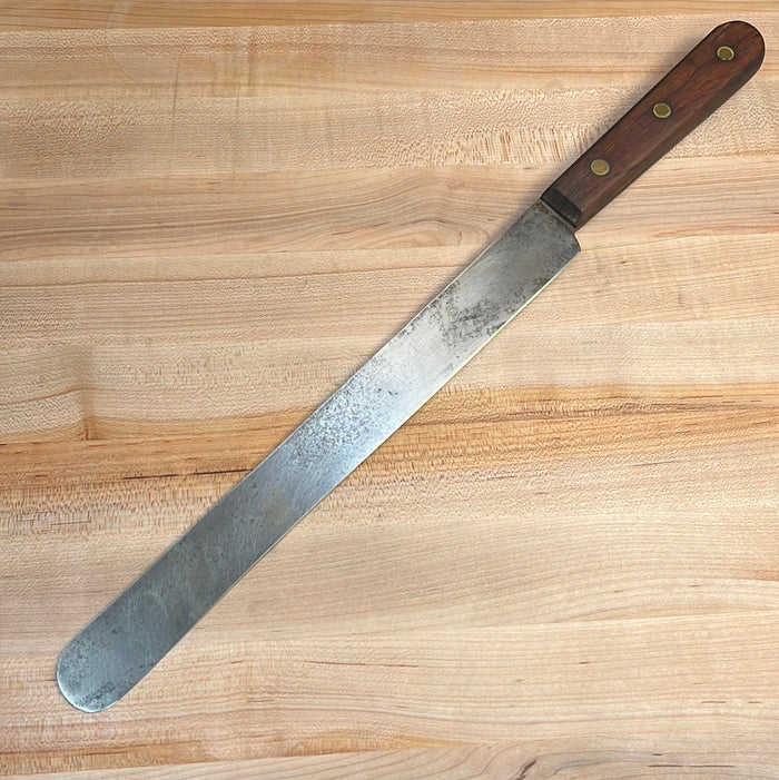 Lamson 12" Roast Beef Slicer Carbon Steel Rosewood 1940's-60's