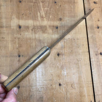 Unmarked 6.75” Bullnose Butcher Hand Forged Carbon Steel USA or UK 1875-1925