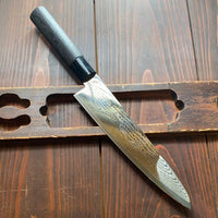 Tojiro 210mm Gyuto Shippu Series Black Damascus VG10 Wa Gyuto W Saya
