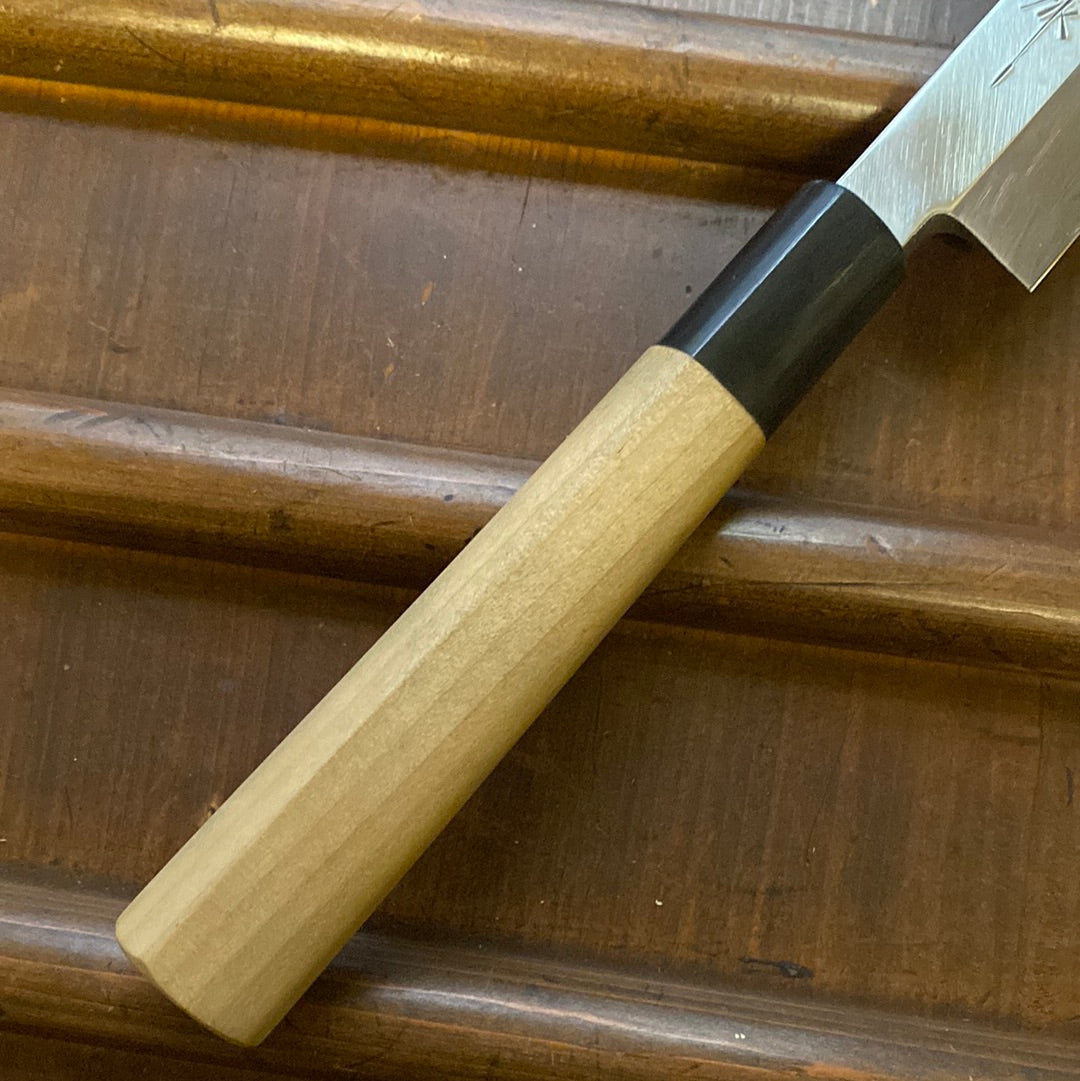 Kikuichi 240mm Yanagi Hon Tan Ren Shirogami 2 W Saya