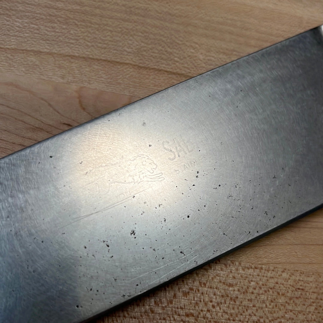 Sabatier Lion 10" Chef Knife Stainless Steel Custom Macasser Ebony Handle
