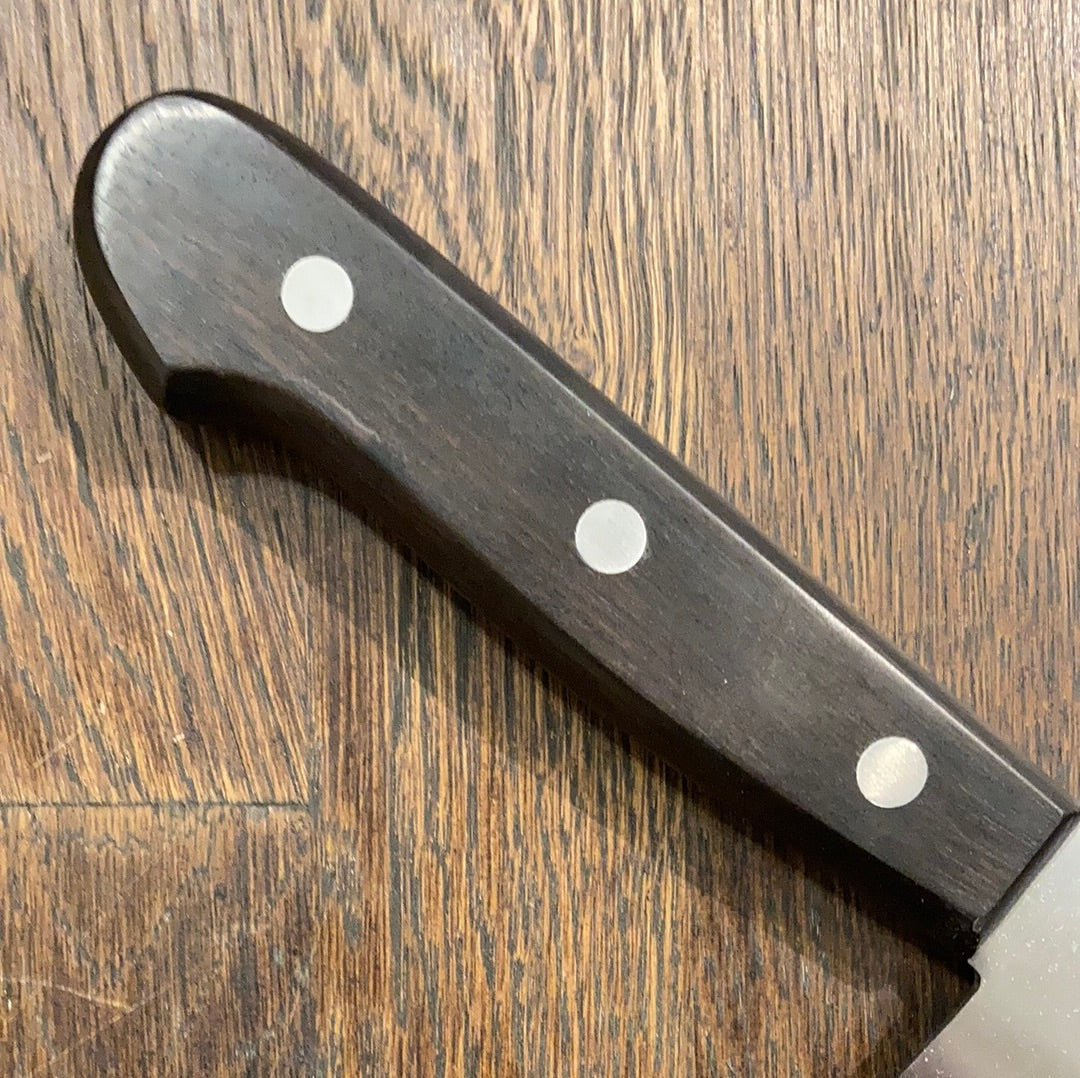 Masakane New Old Stock 150mm Honesuki Kaku SK Carbon Steel Ebony (No Bolster)