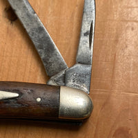 W R Case & Sons Bradford Pa 3 1/8” Congress Greenbone  6470 1905-14