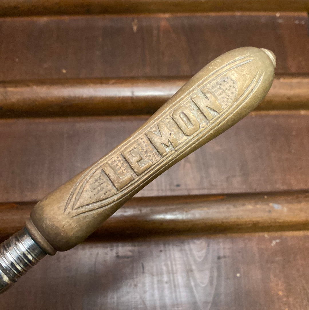 John Sanderson & Son Lemon Knife Silverplate Sheffield 1887-1927