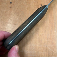 Unmarked Forged 8" Chef Knife Carbon Steel -Germany 1950's/60's?