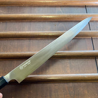 Tsourkan Knives 280mm Sujihiki AEB-L Rosewood (?) & Horn Handle