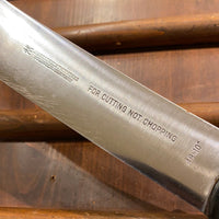 J A Henckels 10” Scimitar Carbon Steel 48-10” Solingen VGC 1950s