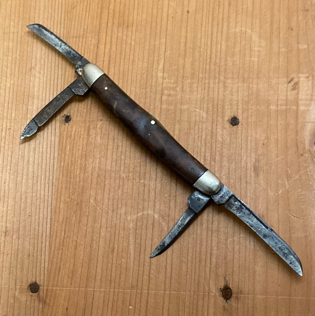 W R Case & Sons Bradford Pa 3 1/8” Congress Greenbone  6470 1905-14