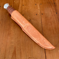 New Old Stock S. & S. Helle Holmedal Norway 115mm Knife Carbon
