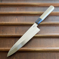 Hitohira Kikuchiyo Ren 210mm Gyuto Aogami 2 Ho Wood W Saya