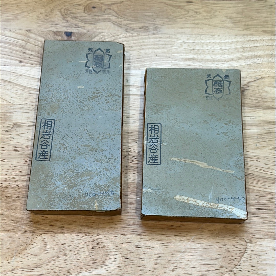 Assorted Aiiwatani 400-440 Grams Wide Faced Thin Tennen Toishi Honyama Natural Finishing Stone