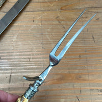 Joseph Rodgers & Sons Carving Set Sheffield Carbon Steel 1901-48 Argentina Export?