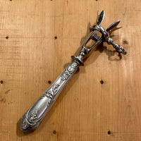 French Gigot Roast Holder Silverplate