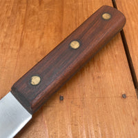 Unmarked 9.75" Scimitar Carbon Steel Rosewood USA Lamson? 1930's-60's