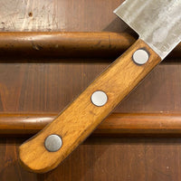 Unmarked 12” Chef Knife Carbon Steel American 1930’s-50’s Lamson?