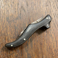 Unmarked (French?) Figural Ladies Shoe Knife 3” 1920’s?