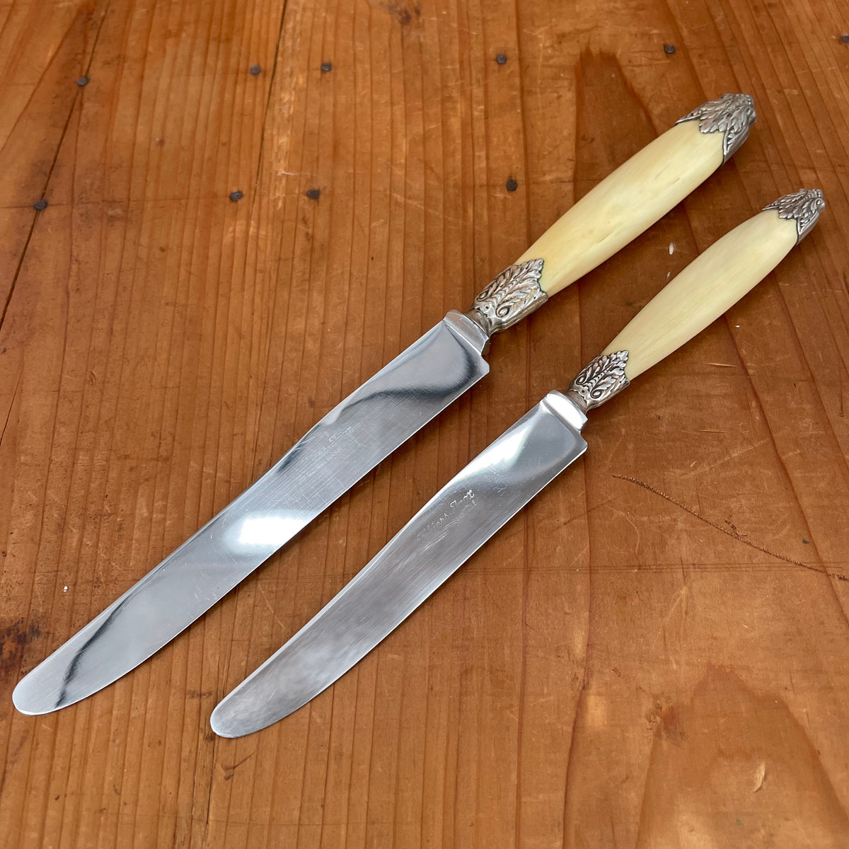 Roger Planche Thiers Table Knife Set 24 Inox Thiers 1950's?