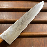 Unmarked 12” Chef Knife Carbon Steel American 1930’s-50’s Lamson?