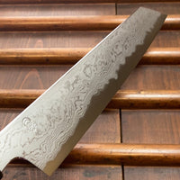 Sakai Kikumori Kikuzuki Uzu 240mm Kiritsuke Gyuto Aogami 1 with Saya