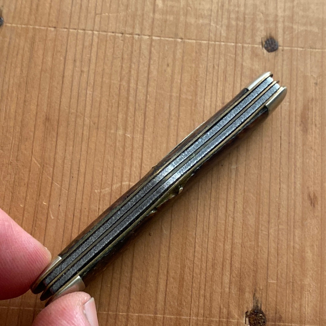 W R Case & Sons Bradford Pa 3 1/8” Congress Greenbone  6470 1905-14