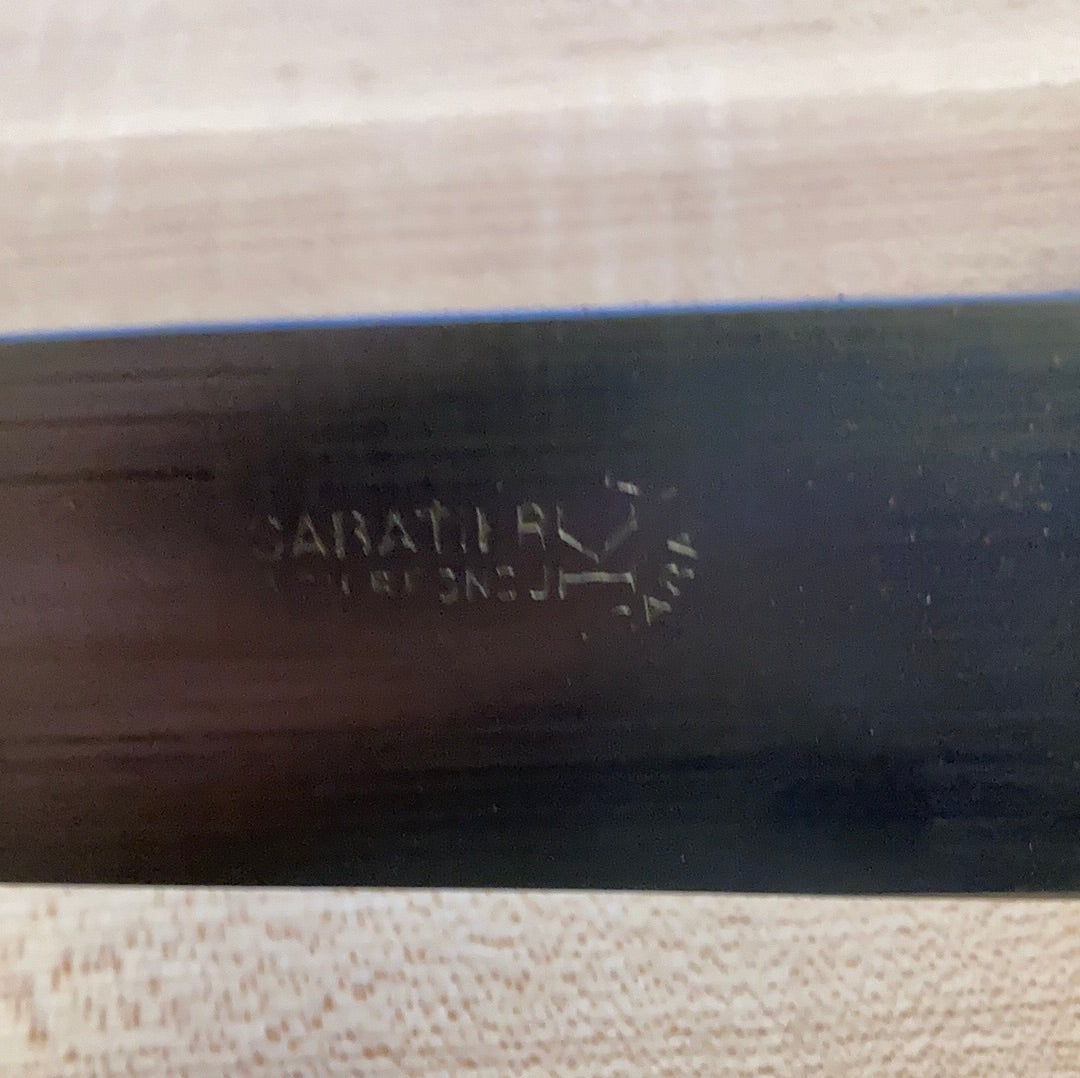 K Sabatier New Old Stock 8" Plate-Semelle Chef Hand Forged Carbon Steel Rosewood Handle