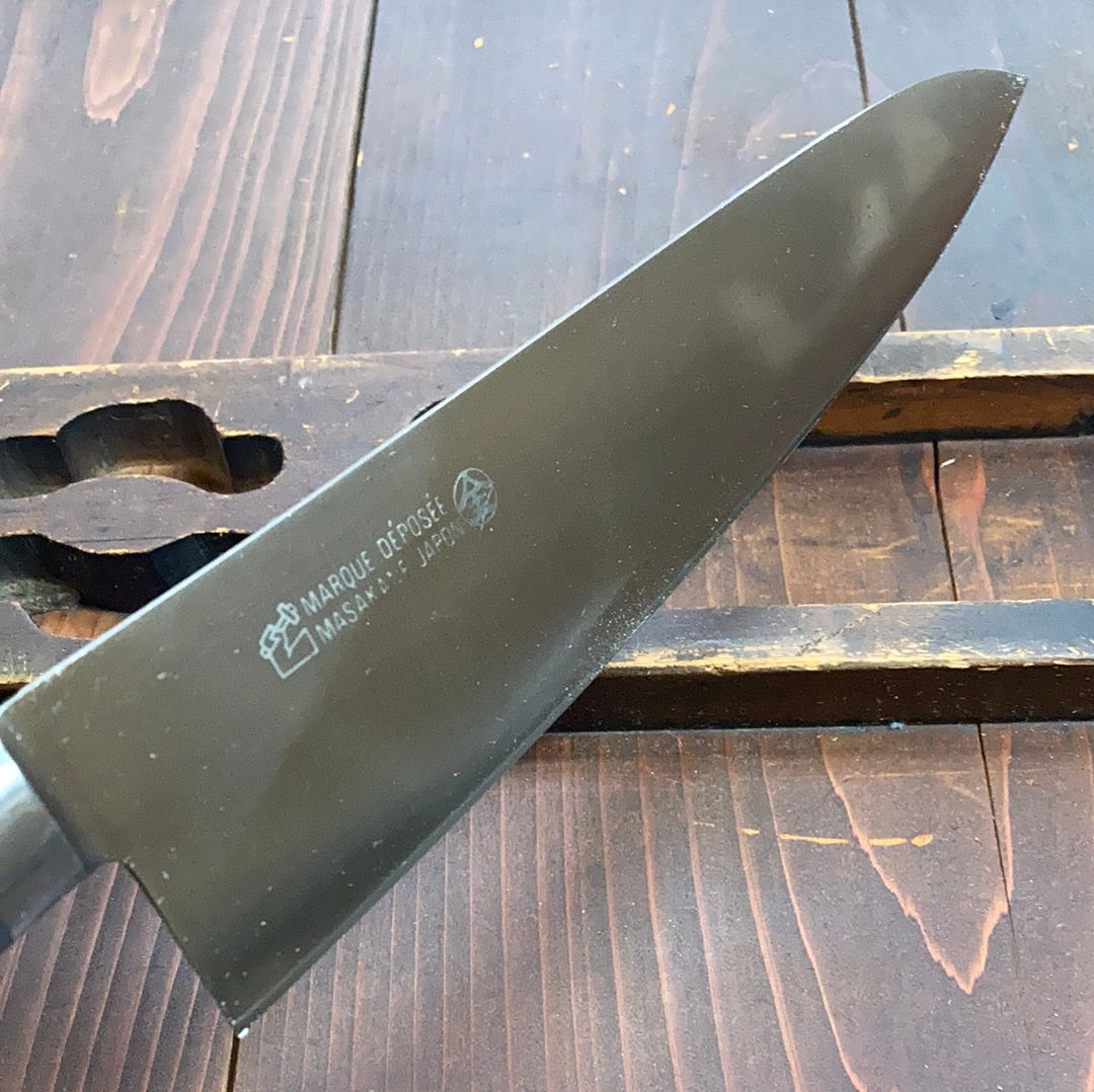 Masakane New Old Stock 210mm Gyuto SK Carbon Ebony
