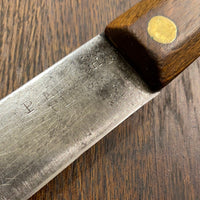 P Emrich Cin, Oh Est. 1856 5.5” Bullnose Carbon Steel Beech Antique