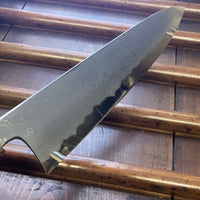 Hitohira Tanaka Kyuzo 240mm Gyuto Aogami 1 Damascus Ebony Handle (Fusion)