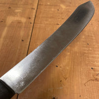 Nichols Bros 10” Bullnose Scimitar Carbon Shear Steel 19th C - Early 20th