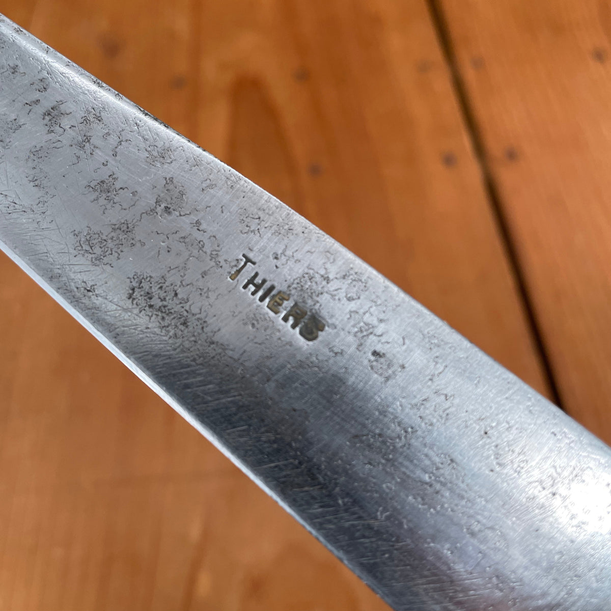 Antique Thiers Carving Set Carbon Steel & Silverplate