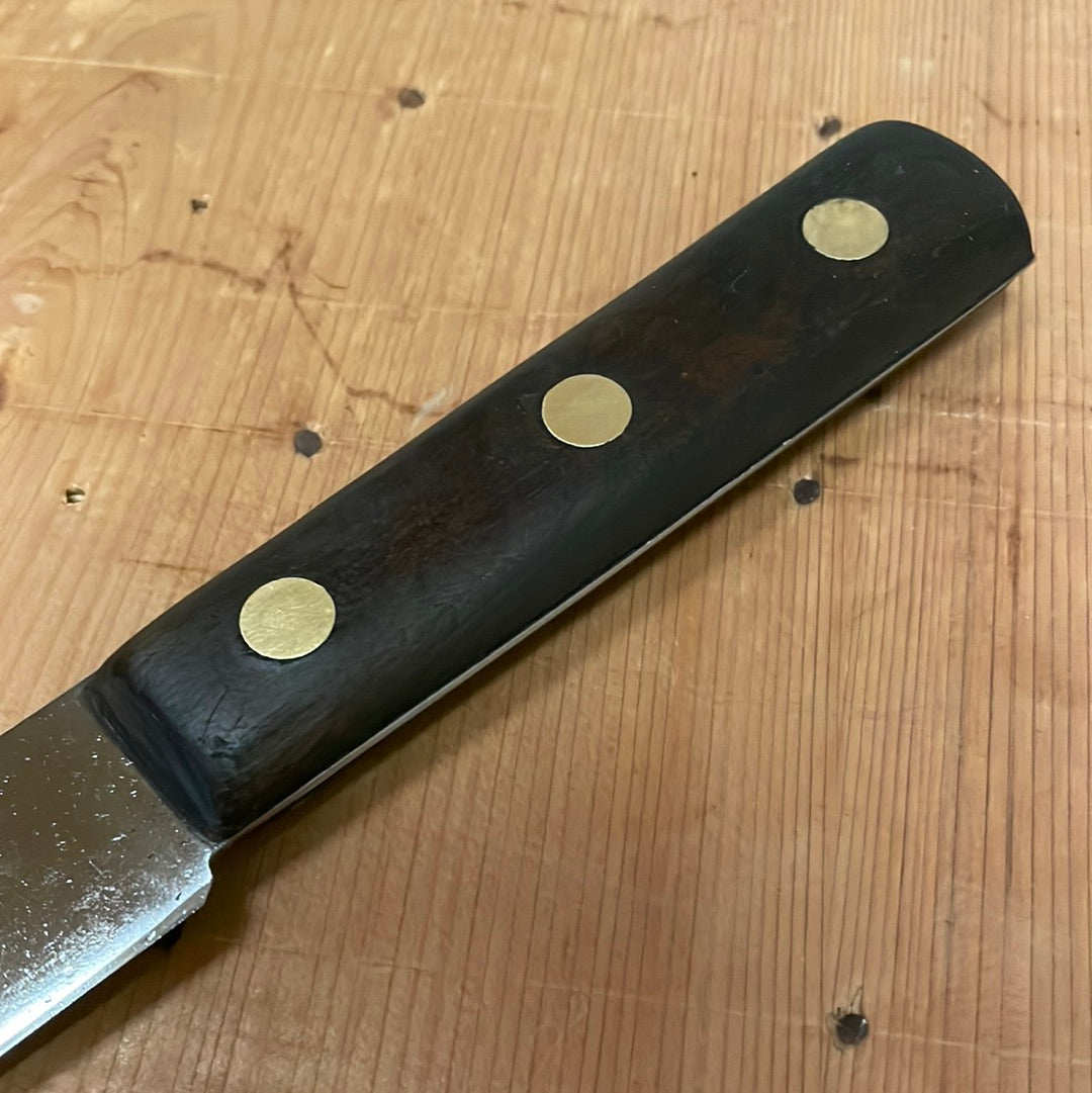 Nichols Bros 10” Bullnose Scimitar Carbon Shear Steel 19th C - Early 20th