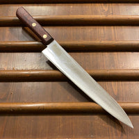 Masakane Vintage 240mm Kanto Gyuto Carbon Steel Rosewood 1960s