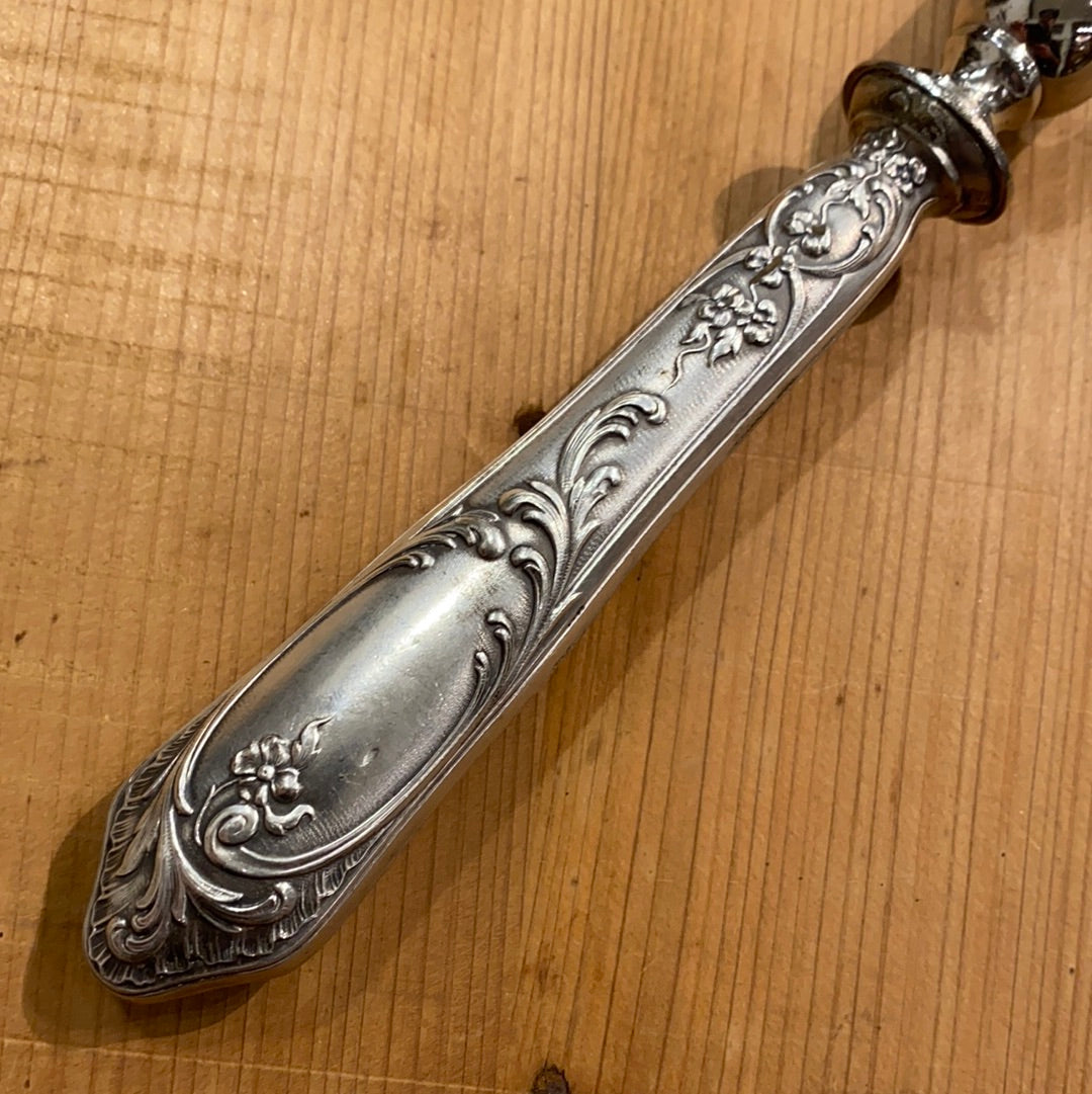 French Gigot Roast Holder Silverplate
