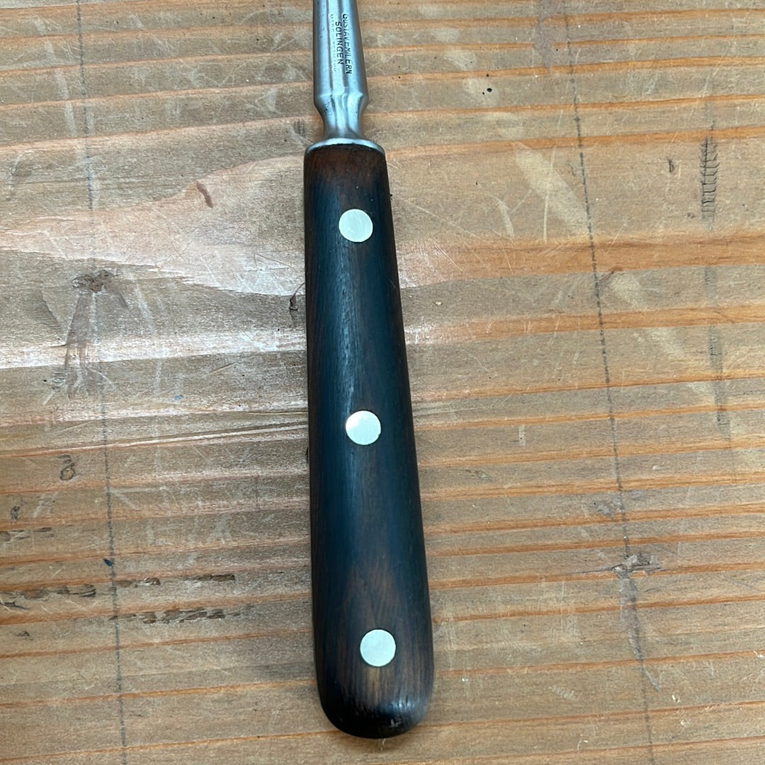 Gustav Emil Ern Pot Fork Forged Carbon Steel Solingen 1950s-60s