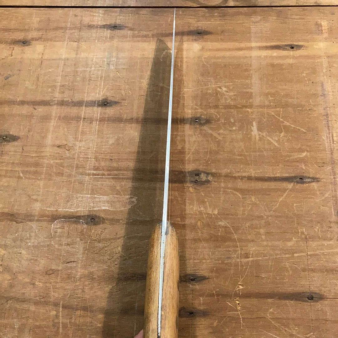 K Sabatier New Old Stock 10" Boucher Carbon Steel LRG Beech Handle