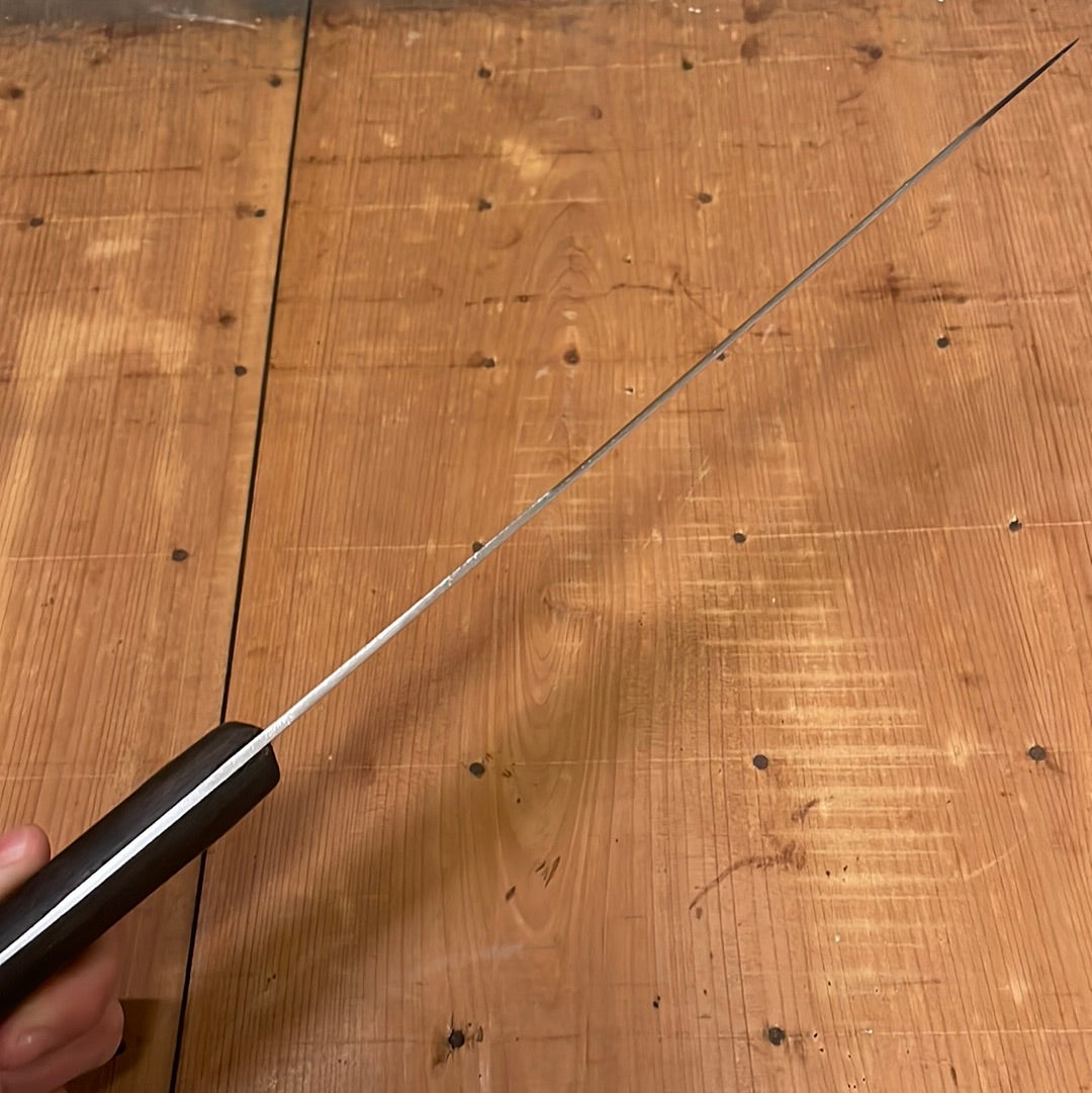 Nichols Bros 10” Bullnose Scimitar Carbon Shear Steel 19th C - Early 20th