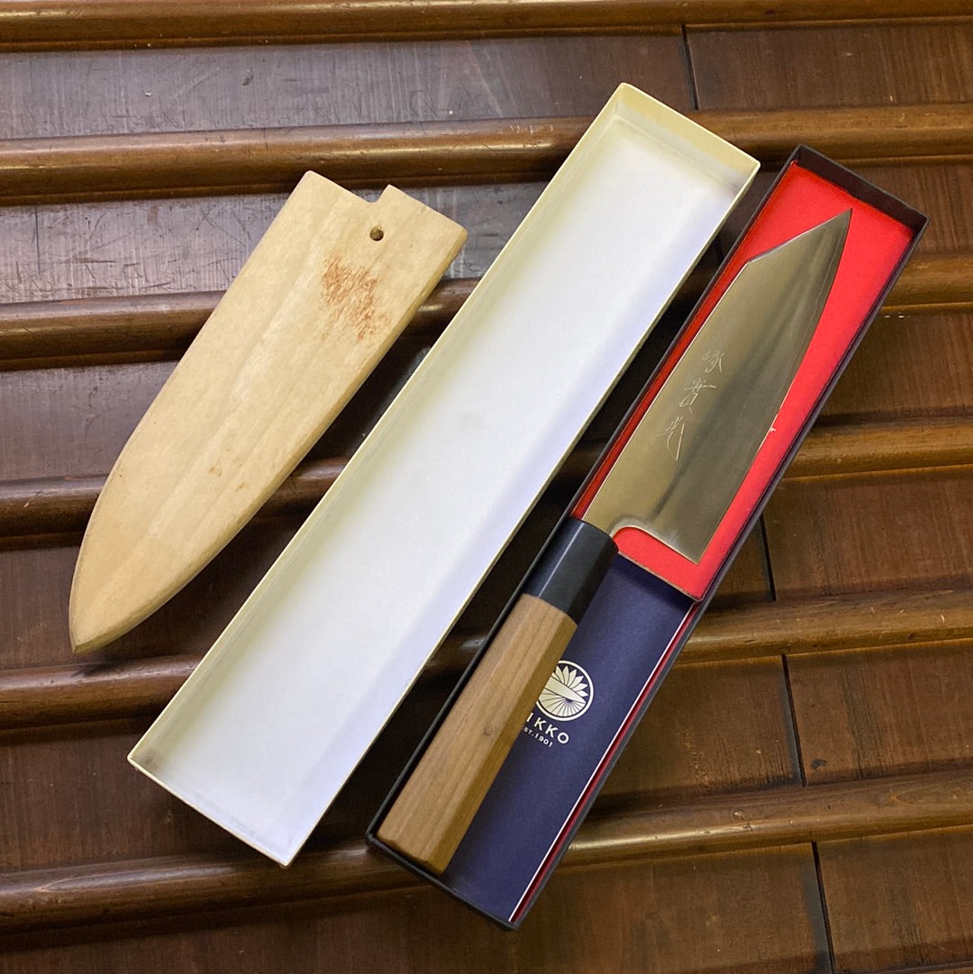 Jikko 155mm Kiritsuke Wa Bunka R2 Stainless Powder Metal W Saya