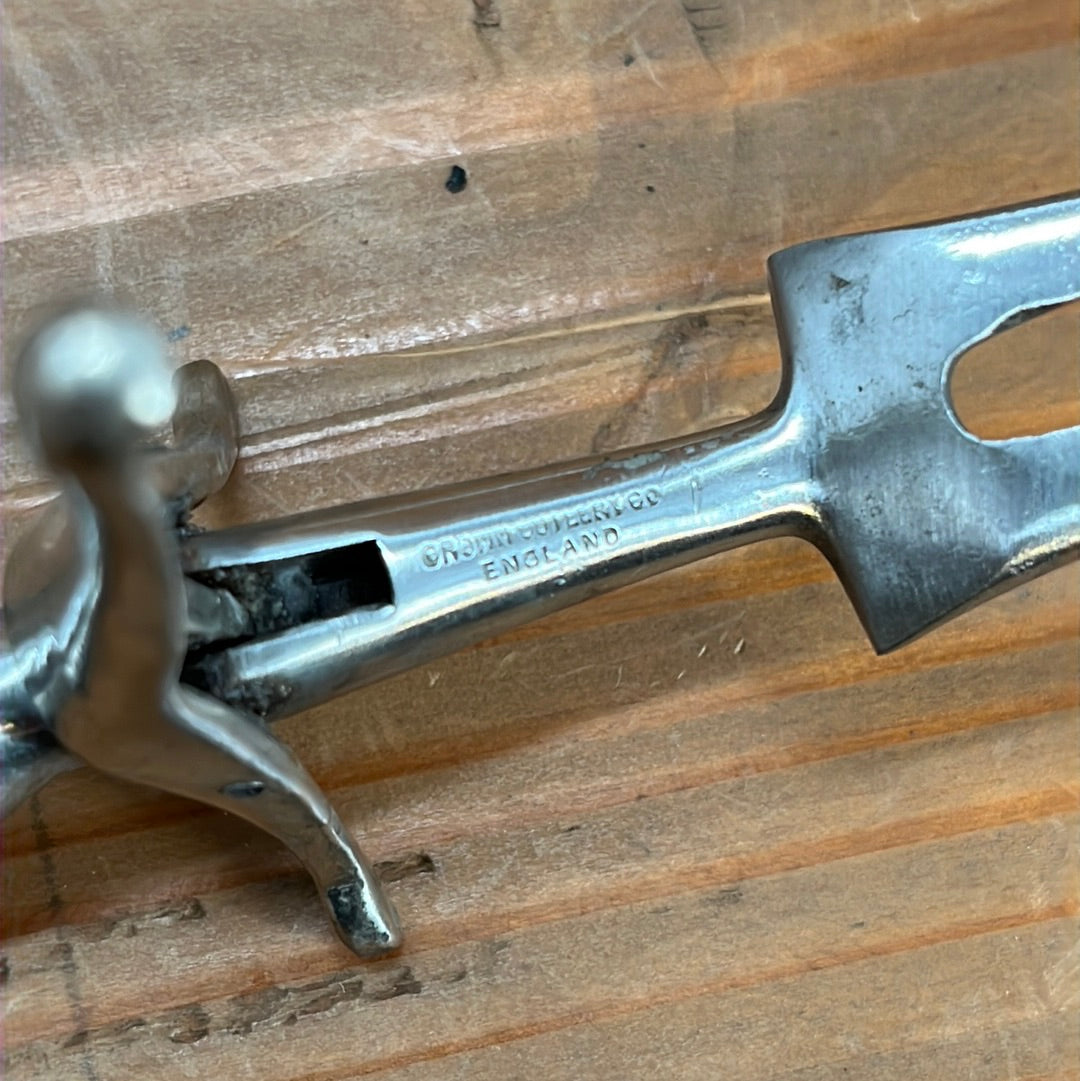 Crown Cutlery Co Carving Set Carbon Steel Sterling Sheffield