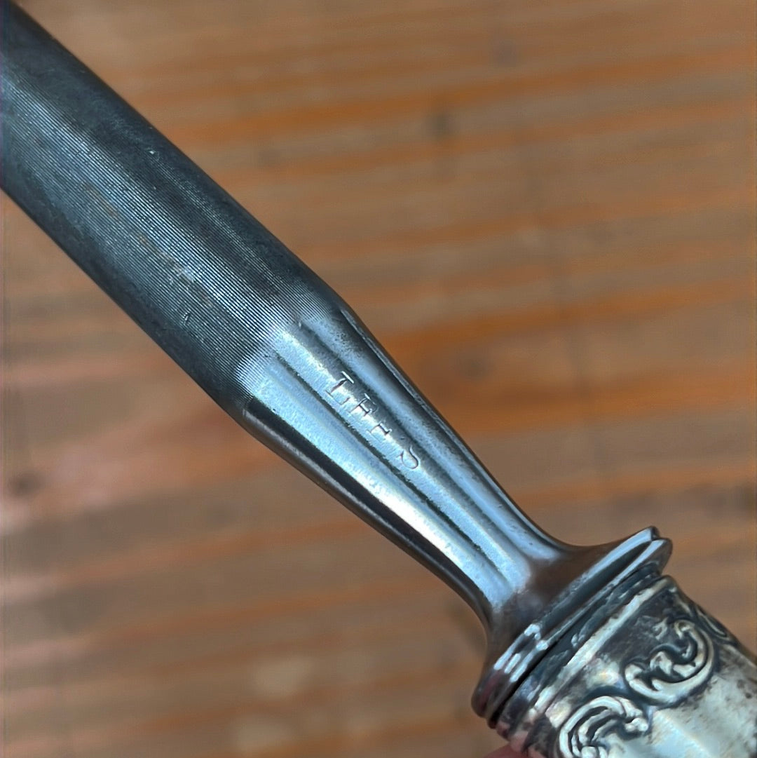 Meriden Cutlery Co Carving Set Carbon Steel Crown Stag 1918-1925