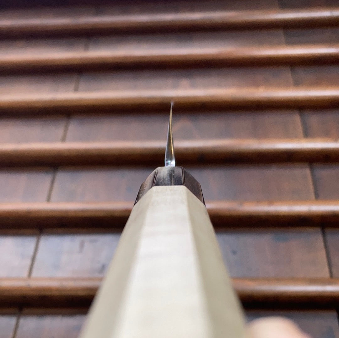 Sakai Kikumori Kikuzuki Kasumi 270mm Yanagi Shirogami 2 with Saya