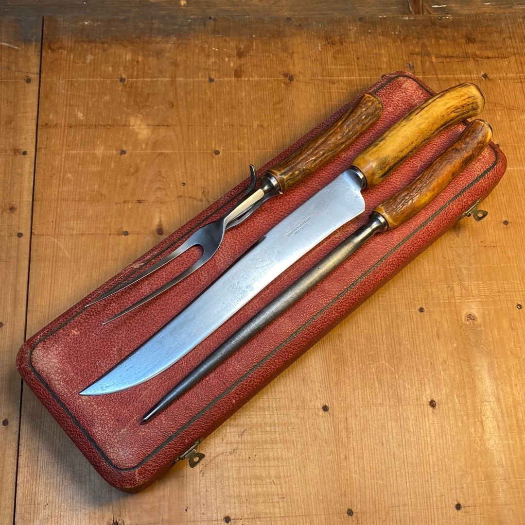 Meridan Cutlery Co Carving Set 1875-1925