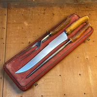 Meridan Cutlery Co Carving Set 1875-1925